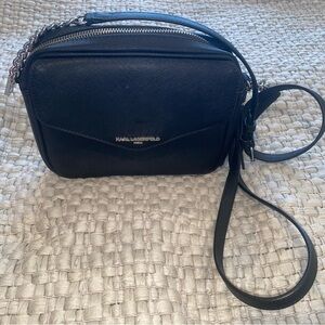 Karl Lagerfeld Elegant Black Crossbody Bag